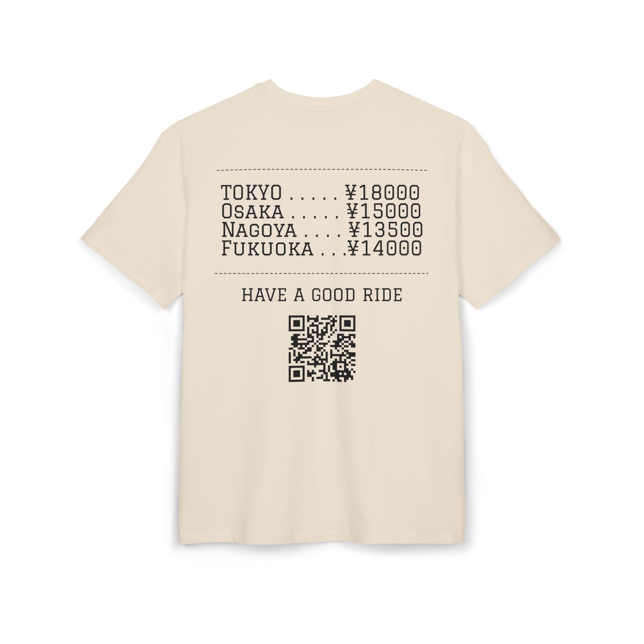 Oversized Graphic Tee — 'Have a Good Ride' Japan Tour Print